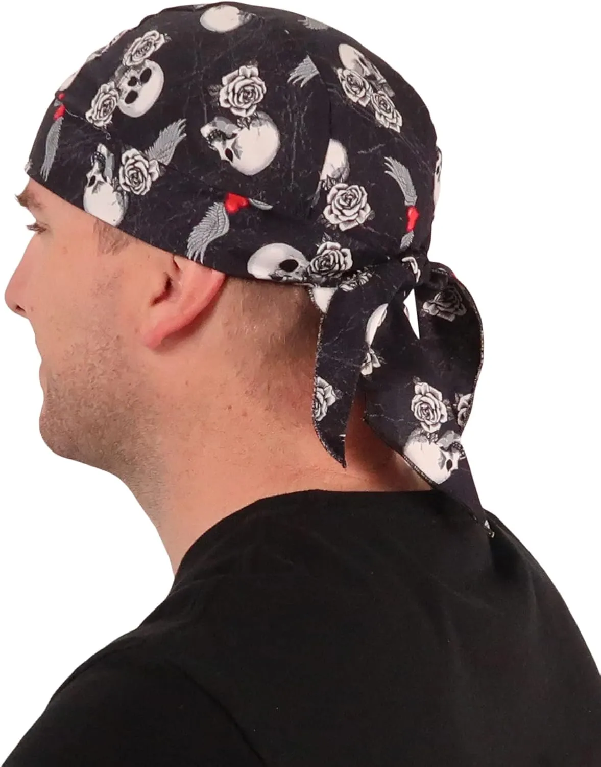 Sparkling EARTH - Skull Caps Doo Rags Do Rag Durag Headwrap Head Wraps Skullies - Made in The USA!
