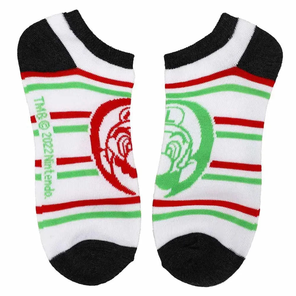 Super Mario - Mixed Icons Ankle Socks (5 Pairs) - Bioworld