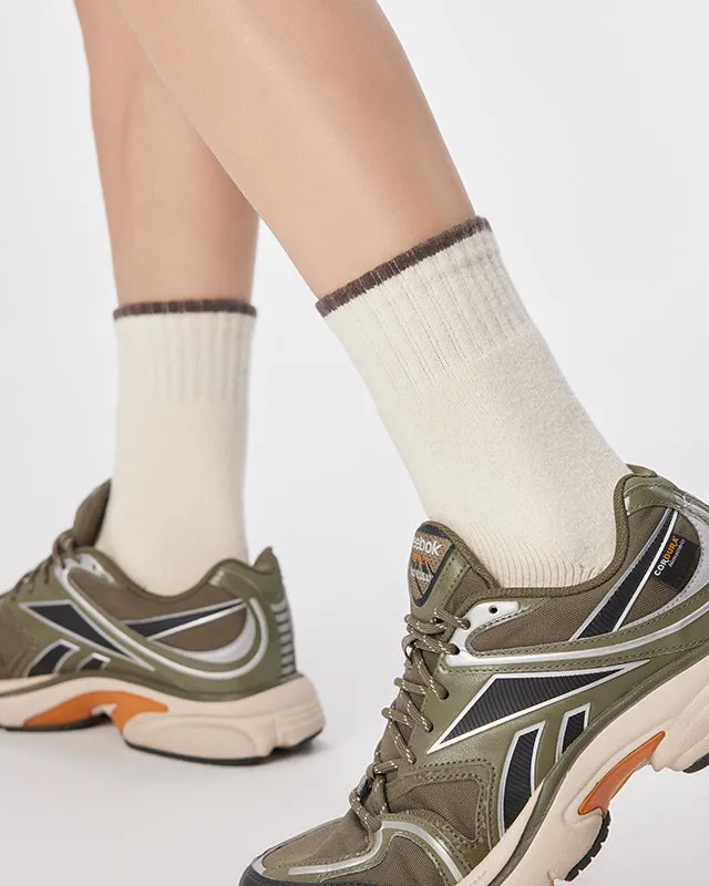 Sweetnana Men's Soft Warm Socks for Autumn/Winter Casual Crew Cotton Socks Simple Style Multicolor Available