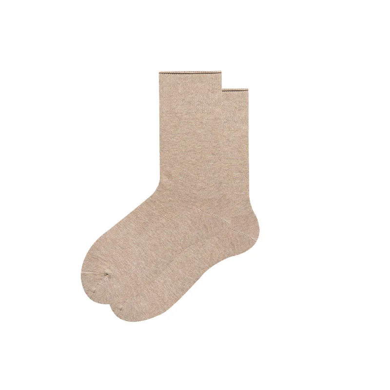 Sweetnana Solid Crew Socks for Women, Cozy Cotton Socks Seamless Socks, Multi Color Casual Socks.