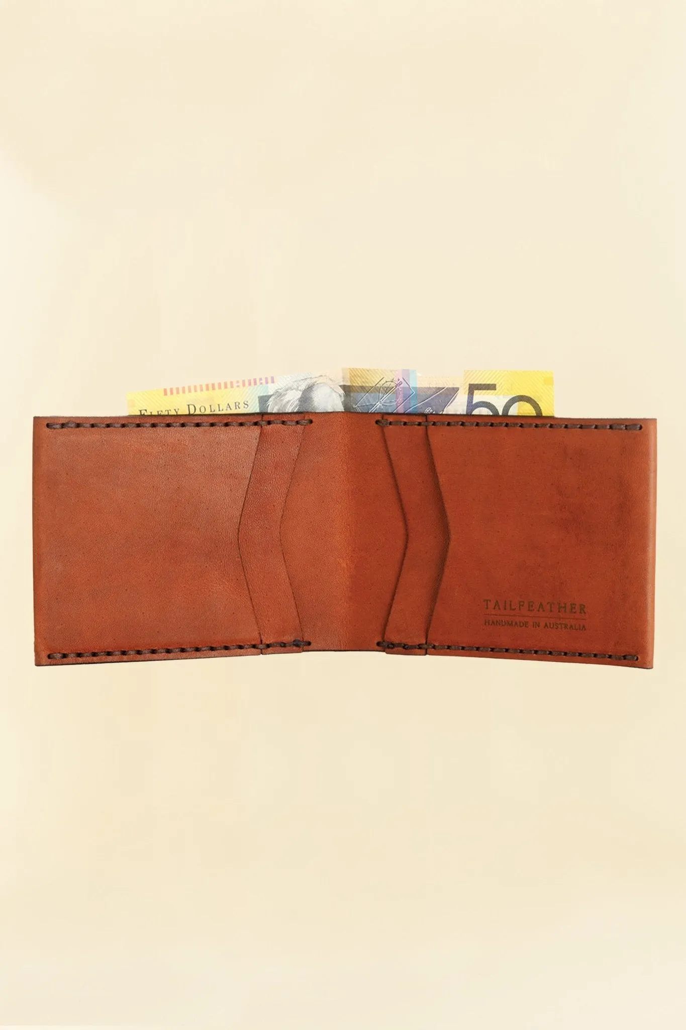 Tailfeather Finch Wallet - Hazelnut