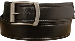 The Hercules Belt™ -  Black With Antique Nickel Hercules Buckle 1.50" (H100)