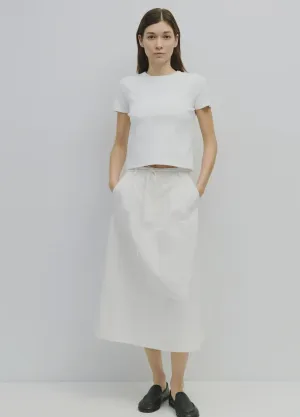 Vanderbilt maxi white skirt