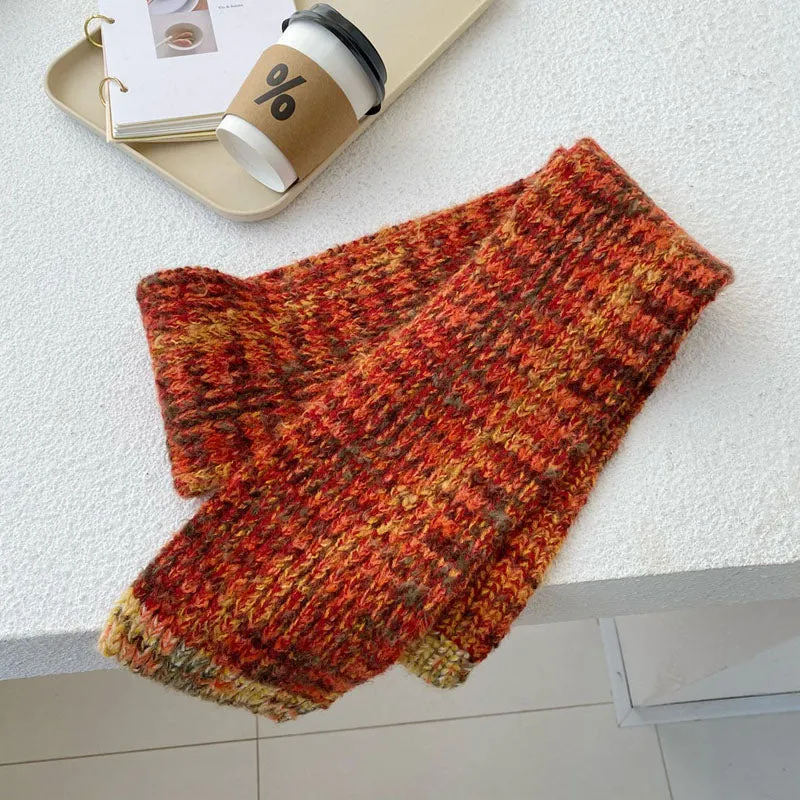 Vintage Warm Knitted Scarf