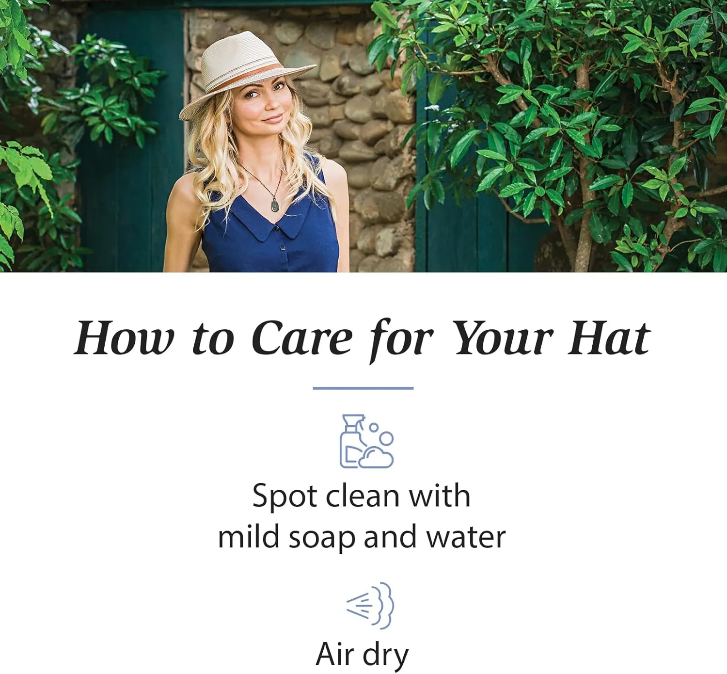 Wallaroo Hat Company Womens Petite Kristy Fedora  UPF 50 , UV Sun Protection Hat, Packable Design, Adjustable, Small Size