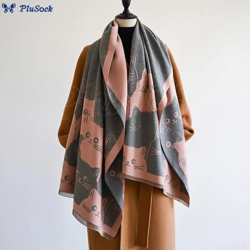 Warm Lovely Winter Blanket Scarf