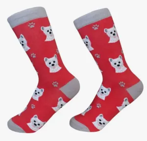 Westie Dog Socks