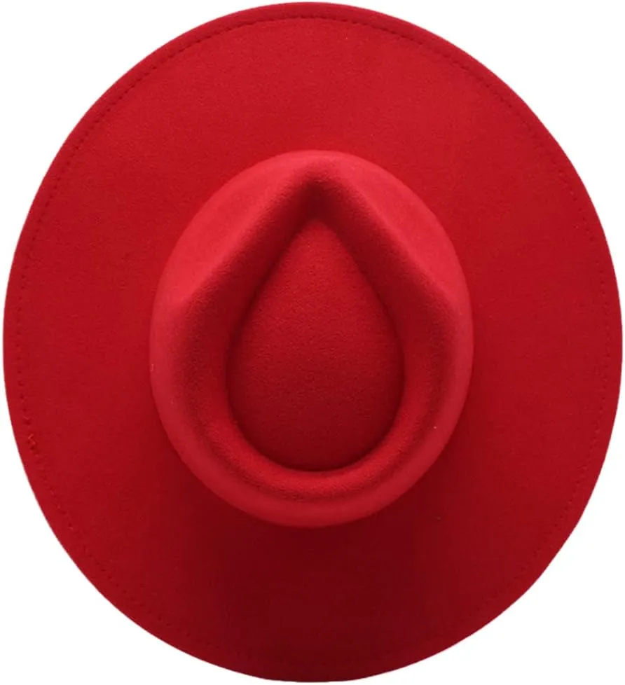 Women's Tweed Autumn And Winter Jazz Hat Adjustable Unisex Fedora 8 56-58cm