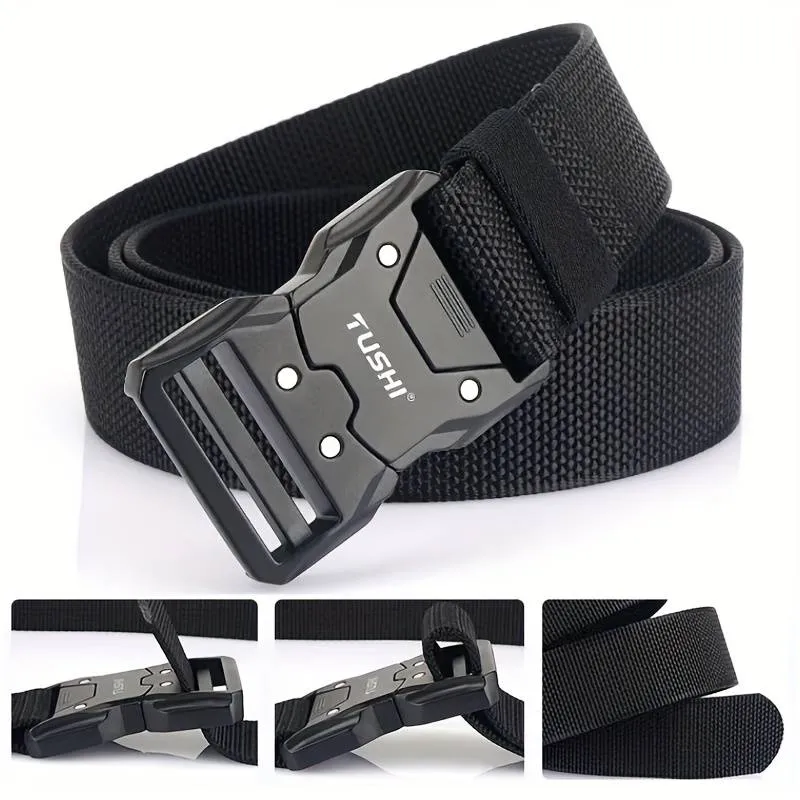 Woven Canvas Tactical Belt