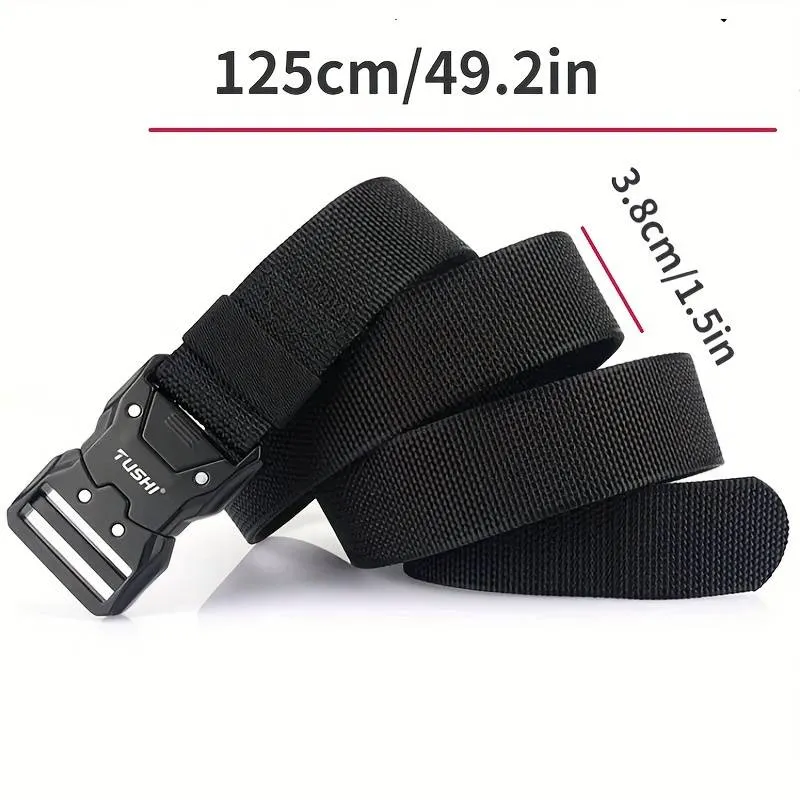 Woven Canvas Tactical Belt