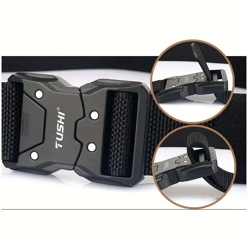 Woven Canvas Tactical Belt